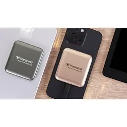 Зовнішній SSD накопичувач Transcend ESD420 1TB Champagne Gold (TS1TESD420G) [155550] - мініатюра 4