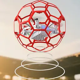 Літак на радіокеруванні SCHE L0717 Ball Drone Red - мініатюра 4