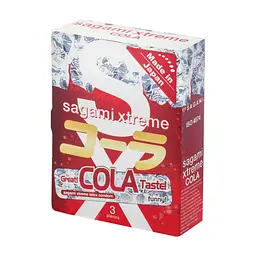 Презервативи Sagami Xtreme Cola З ароматом коли 3 шт. (4974234811915)