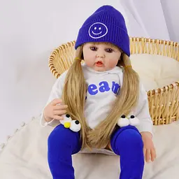 Силіконова колекційна лялька реборн reborn дівчина фібі Reborn Dolls det0018821 - мініатюра 4