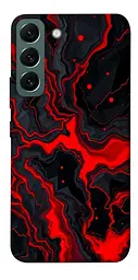 TPU чохол Demsky Black red marble для Samsung Galaxy S22