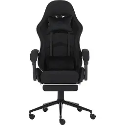 Геймерське крісло GT Racer чорне (X-2324 Fabric Black Suede) - мініатюра 9