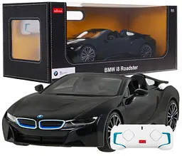 Машинка RASTAR BMW i8 Roadster на дистанційному керуванні + пульт 2,4 ГГц 1:12 чорний 95500 - мініатюра 2