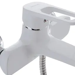 Змішувач для ванни з коротким зливом Mixxus Nevada 009 Euro white MI5800 Білий матовий - мініатюра 2