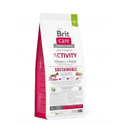Сухий корм Brit Care Dog Sustainable Activity для собак з підвищеною активністю, з куркою та комахами, 12 к - мініатюра 3