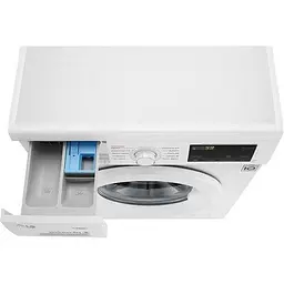 Пральна машина LG з фронтальним завантаженням F4J3TS0W, 8кг, 1400, A+++, Пар, глибина 55см, Дисплей, Інвертор, Білий (F4J3TS0W) - мініатюра 7