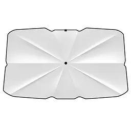 Сонцезахисна парасолька для автомобіля (1.40x0.80m) Black