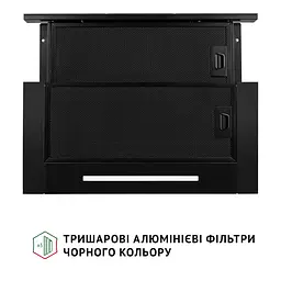 Витяжка телескопічна PERFELLI ISEO 6PWB NERO - мініатюра 10