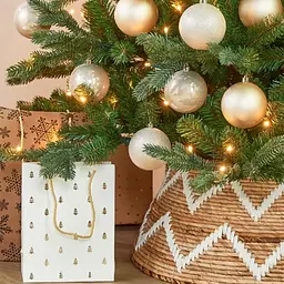 Набір ялинкових куль Mica Decorations кремові 8 см 27 шт. (1170770) - мініатюра 2
