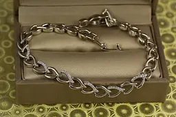 Браслет Xuping Jewelry лицьова петля 19,5 см 5 мм сріблястий