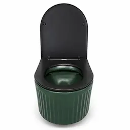 Підвісний безободковий унітаз VBI Torcello Tornado 49x36 см emerald VBI-020802 - мініатюра 5
