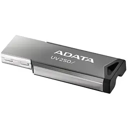 USB флеш накопичувач ADATA 16GB AUV 250 Silver USB 2.0 (AUV250-16G-RBK) - мініатюра 2
