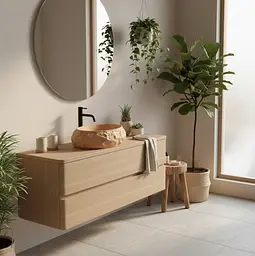 Умивальник Rea Mika накладний 50x38 см light terracotta matt REA-U7348 - мініатюра 4