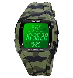 Спортивний наручний годинник Skmei 1610 Камуфляж - мініатюра 2