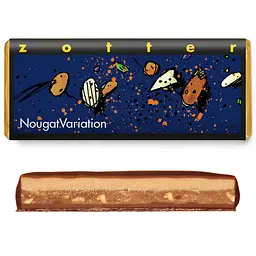 Шоколад молочний Zotter Nougat Variation органічний 70 г - мініатюра 3