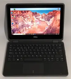 Ноутбук Dell Latitude 3190 2-in-1 / 11.6" (1366x768) IPS Touch / Pentium Silver N5000 / 4GB / 128GB SSD / Win10Pro - Б/в - мініатюра 8