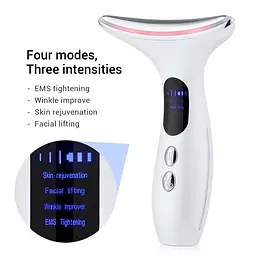 Мікрострумовий масажер Neck Beauty Device для шиї та обличчя - мініатюра 6