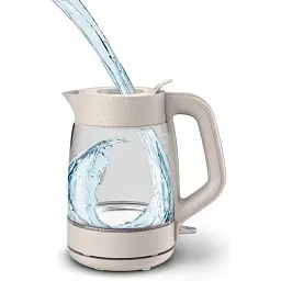 Електрочайник Tefal Morning Glass Kettle бежевий (KO2G0BE0) - мініатюра 5
