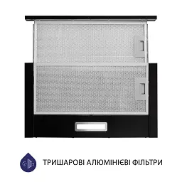 Витяжка телескопічна Minola HTL 514 BL LED - мініатюра 3