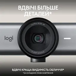 Веб-камера Logitech MX Brio 705 Graphite (960-001530) - мініатюра 4