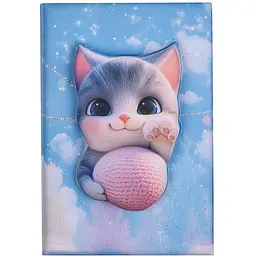 Блокнот ZiBi Kitty Kids Line 3D 145x210 мм клітинка 80 аркушів (ZB700008)