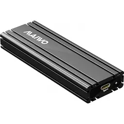Кишеня зовнішня Maiwo K1686P для M.2 SSD NVMe (PCIe) Type-C black - мініатюра 2
