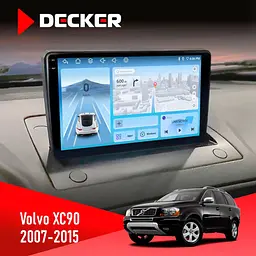 Штатна магнітола Volvo XC90 2007-2015 Decker D9-010 6x128, DSP, 4G, 2K Decker (НФ-00004617)