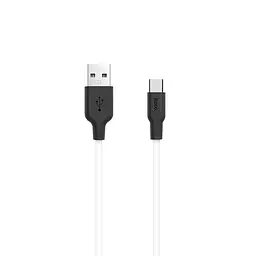 Дата кабель Hoco X21 Silicone Type-C Cable 1 м Чорний / Білий - мініатюра 2