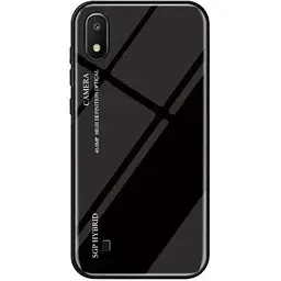 Чохол-бампер Primolux Gradient Glass для Samsung Galaxy A10 2019 (SMA105) Black - мініатюра 2