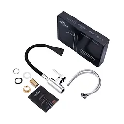 Змішувач для кухні Kroner KRM Küche - C031BLK (CV024338) - мініатюра 6