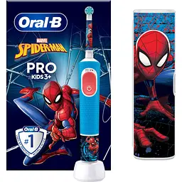 Електрична зубна щітка Oral-B D103 Vitality Pro Kids Spider-Man Case Special Edition [96154]