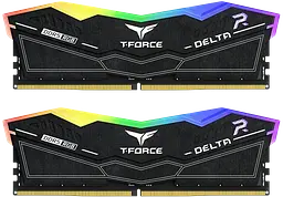 Оперативна пам'ять Team 32GB (2x16GB) DDR5 6400MHz T-Force Delta RGB Black (FF3D532G6400HC40BDC01) - мініатюра 3