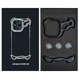 Чохол Minimalist Metal Bumper для Apple iPhone 17 Pro Max (6.9) Black - мініатюра 3