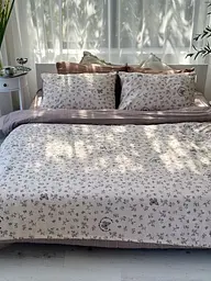 Постільна білизна полуторна Dushka Home Муслін 41033 160х215 см