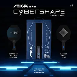 Ракетка для настільного тенісу Stiga Cybershape Future 3 Star FL (1213-0304-35) - мініатюра 5