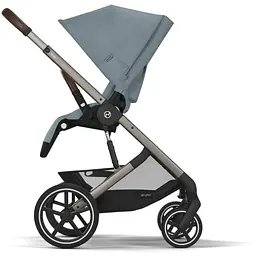Прогулянкова коляска Cybex Balios S Lux TPE Stormy Blue з бампером (524001195) - мініатюра 7