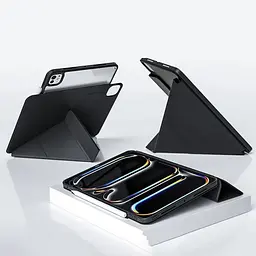 Чохол-книжка BeCover Ultra Slim Origami Flex для Apple iPad Pro 13 (2024) Чорний (712978) - мініатюра 4