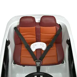Дитячий електромобіль Bambi Джип M 4837EBLR-1 білий до 40 кг - мініатюра 2