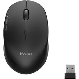 Миша MeeTion Wireless Mouse 2.4G MT-R570 бездротова чорна - мініатюра 2