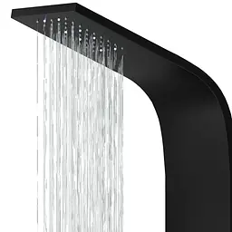 Душова панель Corsan Alto black LED A017MBLLED, Чорний матовий - мініатюра 2