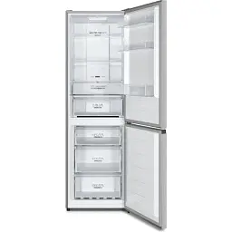 Холодильник Gorenje з нижн. мороз. камерою 185х60х60 см 2 двері 210(110) л А++ NoFrost Plus зовн. диспл сірий - мініатюра 2