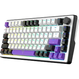 Bluetooth Клавіатура HATOR Hellyberry HK75 White/Violet UA - мініатюра 3