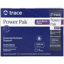 Електроліти Trace Minerals Electrolyte Stamina Power Pak зі смаком ягоди асаї 183 г (30 шт. х 6.1 г) - мініатюра 4
