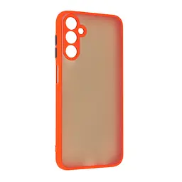 Чехол-накладка для Samsung Galaxy M14 5G (M146), Frosted Matte, красный, противоударный чехол с защитой всего корпуса, термополиуретан TPU + поликарбонат PC, ArmorStandart (ARM66724)