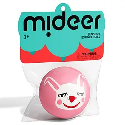 М'ячик-стрибунець Mideer Рожевий кролик (MD2370)