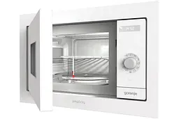 Мікрохвильова піч Gorenje вбудовувана Simplicity, 23л, міх. управл., 900Вт, гриль, дисплей, білий - мініатюра 5