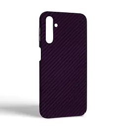 Карбоновый чехол для Samsung Galaxy A24 4G (A245), LikeCarbon, фиолетовый, панель, защитный чехол-накладка, ультратонкий и легкий, противоударный, обеспечивает защиту от ударов, падений и царапин, ArmorStandart (ARM71924) - мініатюра 2