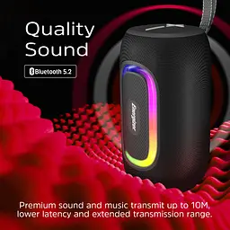 Акустична система 1.0 Energizer 16Вт Bluetooth 5.2/MicroSD/USB/AUX/FM,IPX65, чорна - мініатюра 6