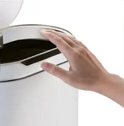 Відро для сміття сенсорне овальне Mixxus Premium Topper-TC0112 12л white MI7082, Білий - мініатюра 4
