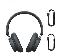 Бездротові навушники Baseus Bowie D05 Wireless Headphones, BT5.3, AUX, 600mAh, 70h, Black A00024601113-00 - мініатюра 6
